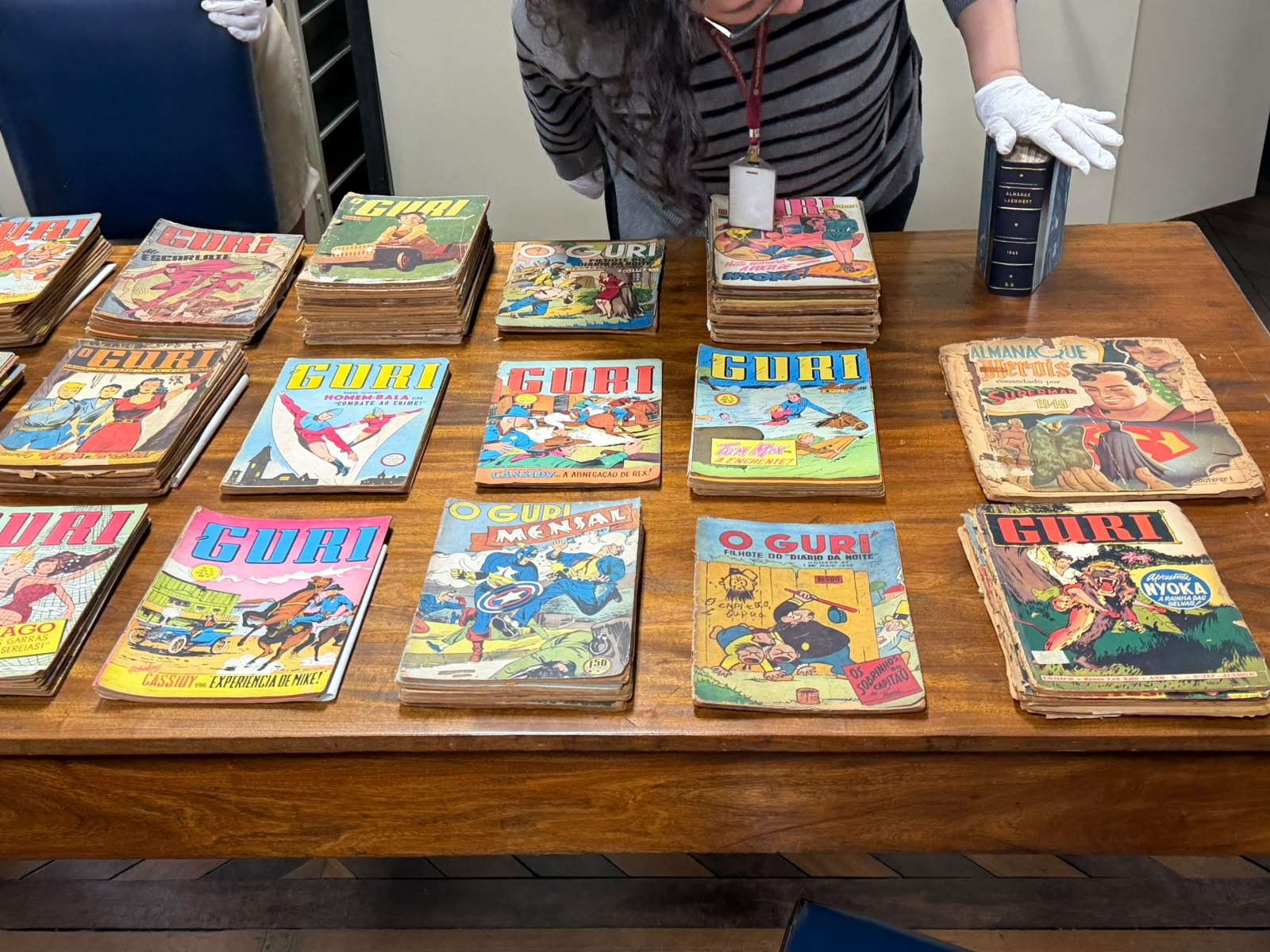 Publicações apreendidas e devolvidas à Biblioteca Nacional pela PF incluem gibis da década de 1940 e almanaque do século 19