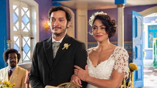 'Amor perfeito': João e Darlene se casam. Veja fotos