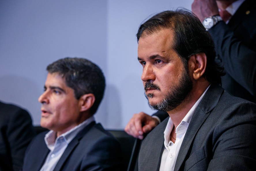 Reunião da Executiva Nacional do União Brasil, com Antonio Rueda (à dir. na foto) e ACM Neto