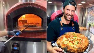 Gustavo Liao has a business in Florida, USA. The actor runs a pizzeria in a food truck and became a pizza maker – Image: Reproduction/Instagram