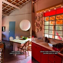 Sala E Cozinha da Casa de Fernanda Lima nosítio -foto: reprodução/instagram