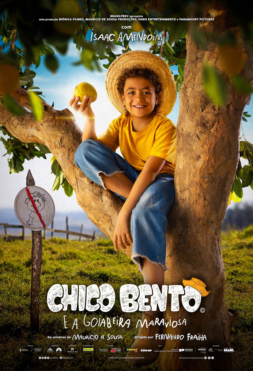 Cartaz de "Chico Bento e a goiabeira maraviosa" — Foto: Divulgação