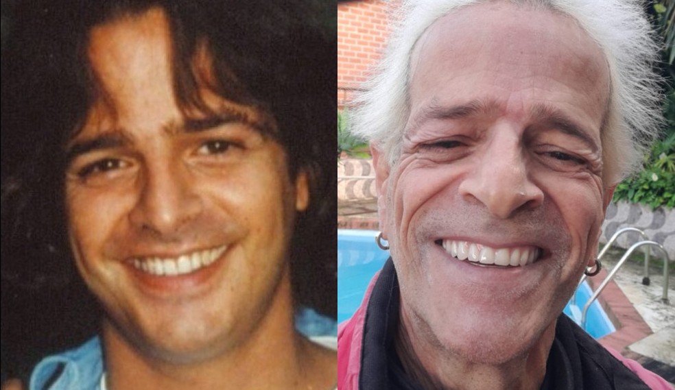 Felipe Martins em 'A viagem' e atualmente — Foto: TV Globo - Reprodução/Instagram