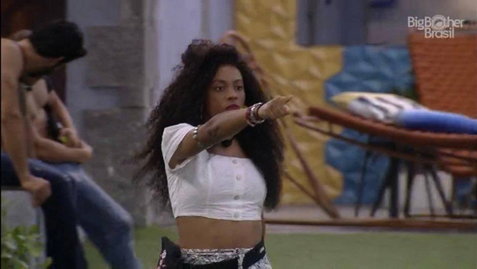 Lumena foi outra participante que saiu com rejeição da casa do 'BBB 21'— Foto: TV Globo