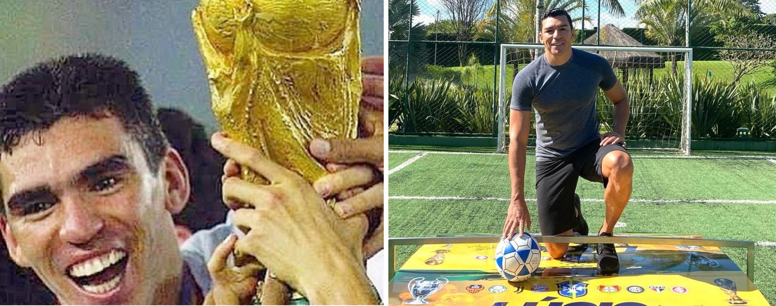 Lúcio foi o jogador que se aposentou por último: jogou pela última vez em 2019, pelo Brasiliense, na Série D