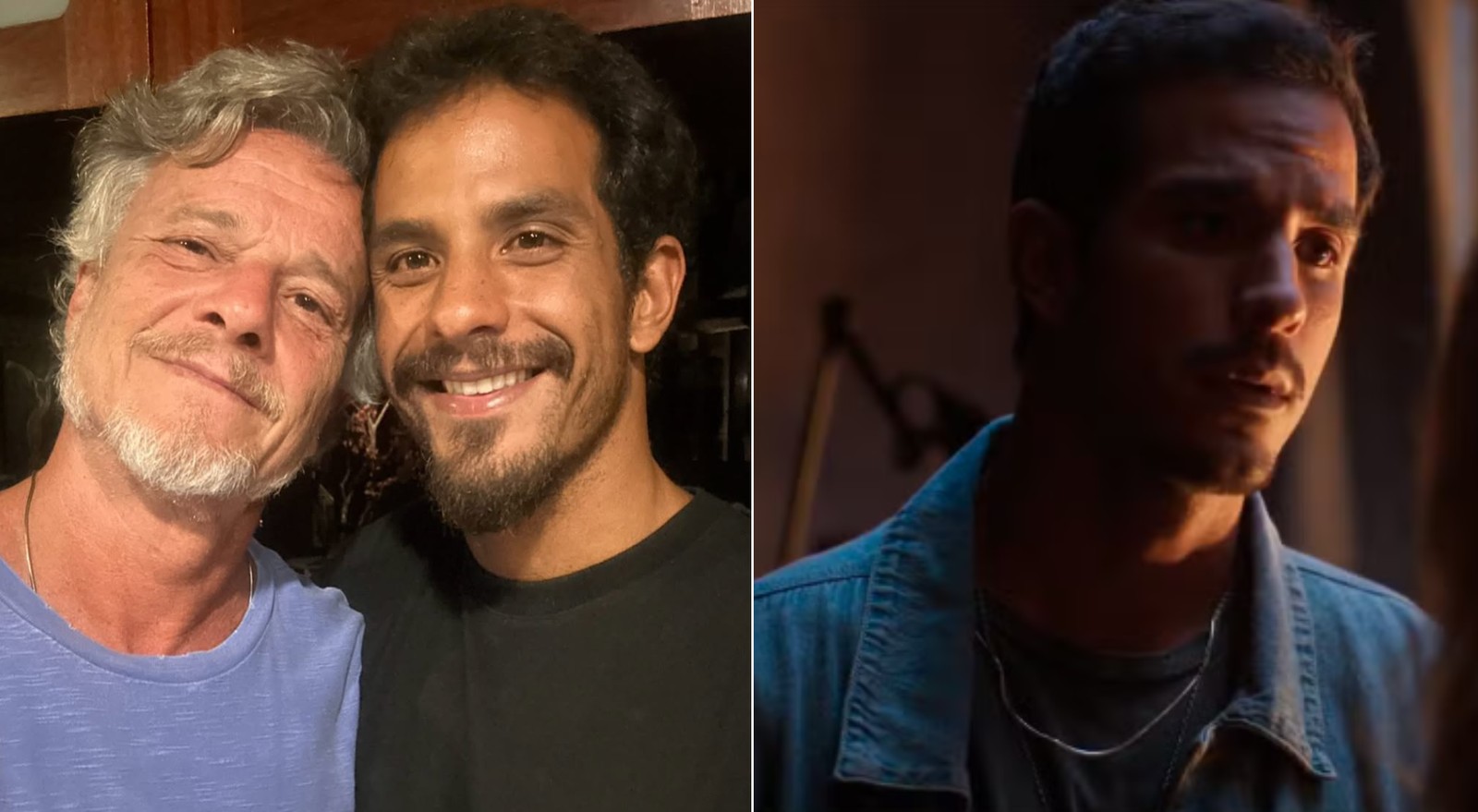 Filho de Marcello Novaes com a empresária Sheyla Beta, Diogo Novaes fez sua estreia na TV em "Dona de mim" interpretando o pai mais jovem — Foto: reprodução