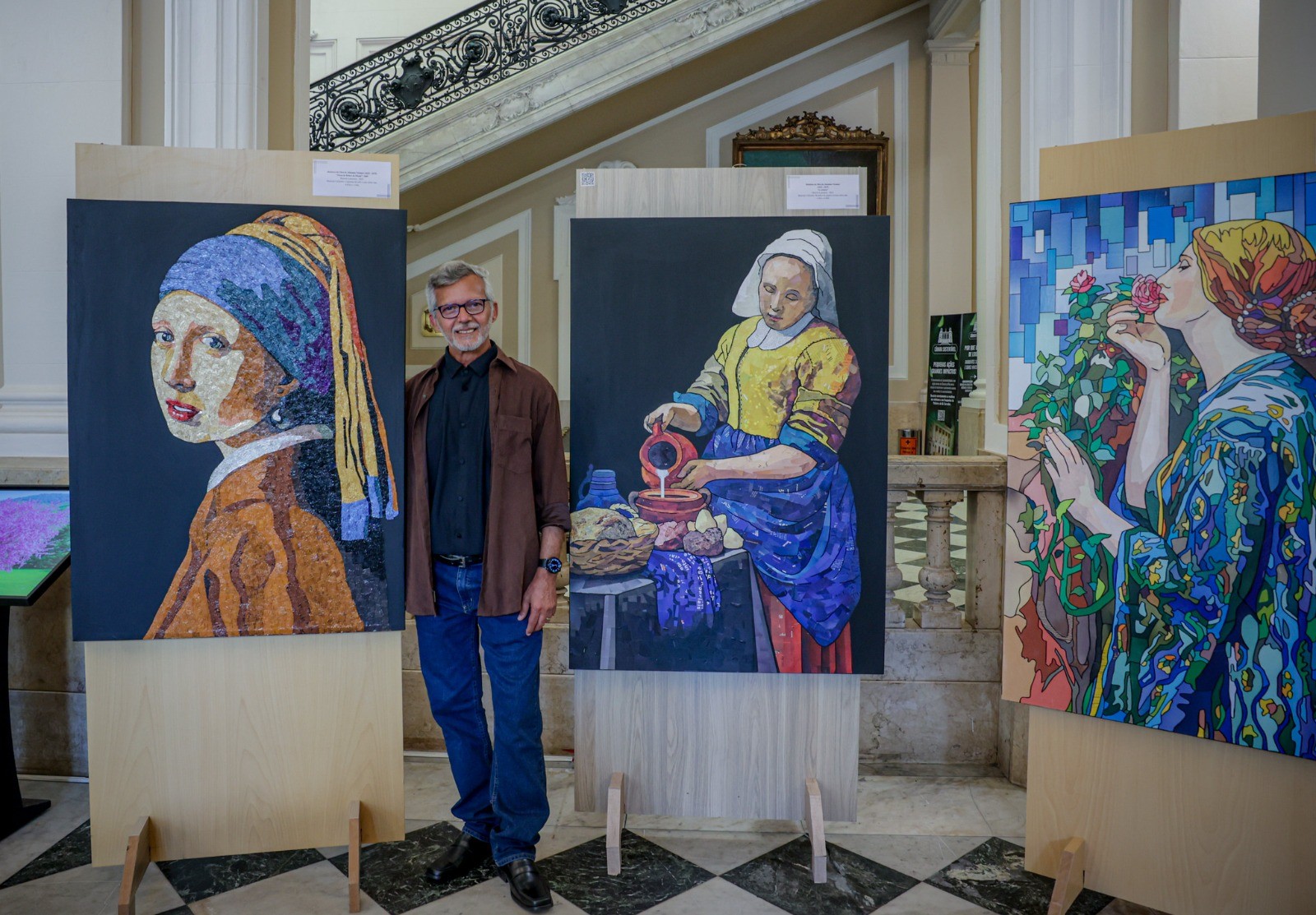 Dalí, Frida Kahlo e Da Vinci: exposição na Câmara do Rio exibe obras recriadas com material reciclável - QTU Questões do Universo