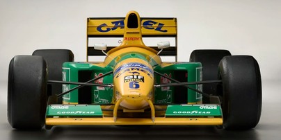 Benetton-Ford 191 pilotado por Schumacher em sua 1ª temporada