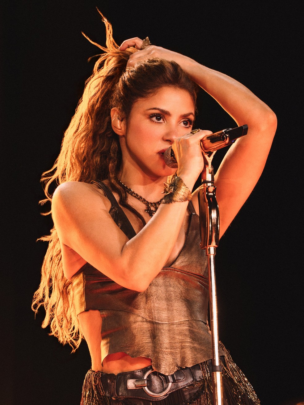 Shakira se apresenta na Praia de Copacabana neste sábado — Foto: Chris Cornejo/Divulgação