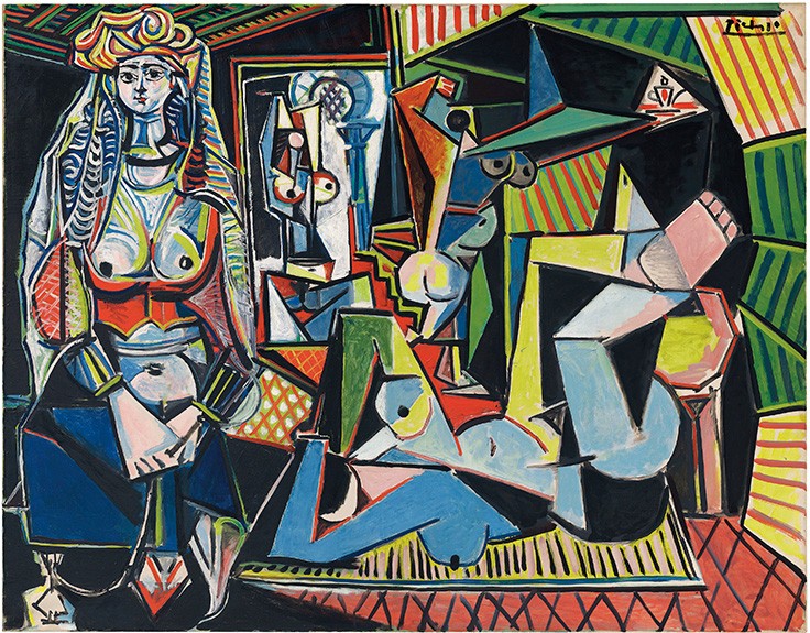 11º - 'Les femmes d’Alger (version O)', de Pablo Picasso, foi vendida, em maio de 2015, por US$ 179,4 milhões