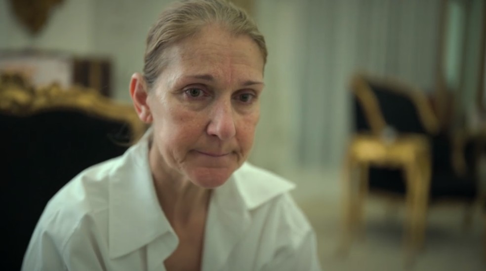 Céline Dion em depoimento ao documentário "Eu sou: Celine Dion" — Foto: Reprodução