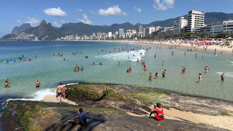 Arpoador beach — Photo: Ana Branco / Agência O Globo