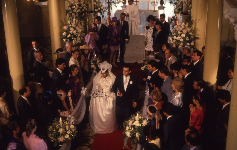 O GLOBO no casamento de Maria de Fátima e Afonso em 1988 — Foto: Otavio Magalhães / Agência O Globo