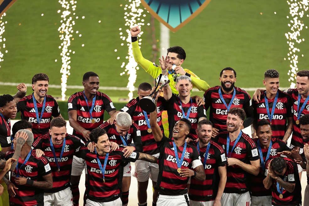 Flamengo beat Pyramids and are in the intercontinental final against PSG — Photo: Gilvan de Souza/Flamengo