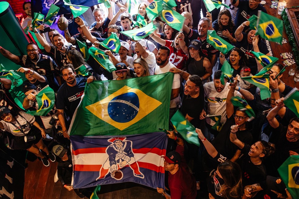 New England Patriots é um dos times da NFL que possui direitos no Brasil — Foto: Divulgação