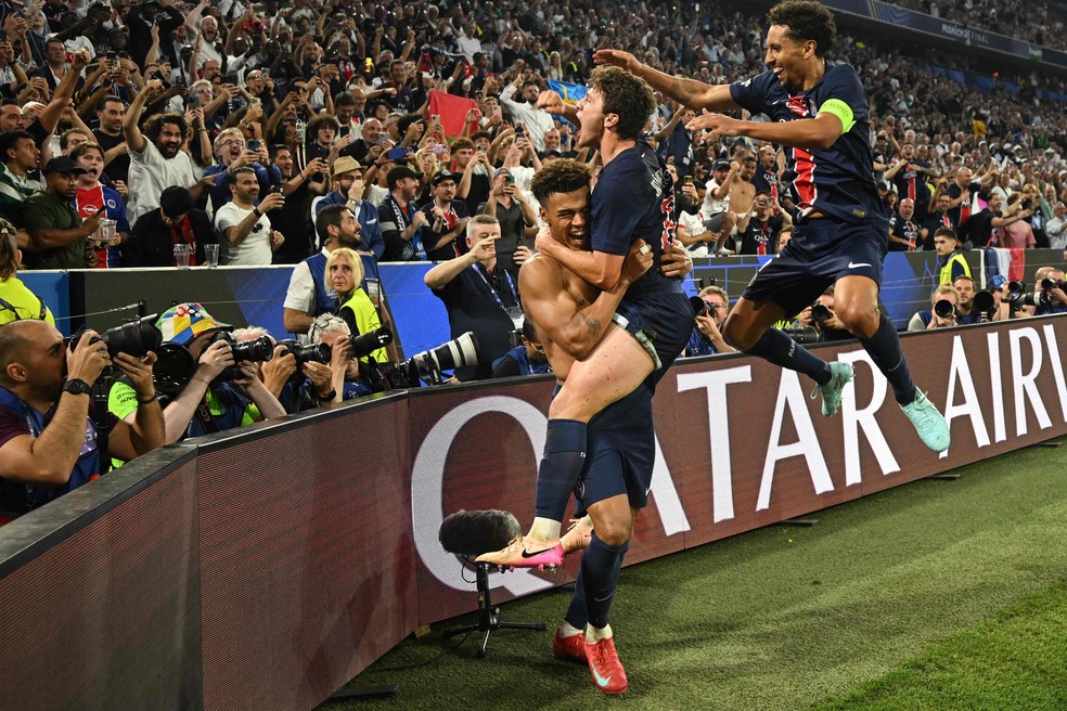 PSG conquista a Champions League pela primeira vez — Foto: INA FASSBENDER / AFP