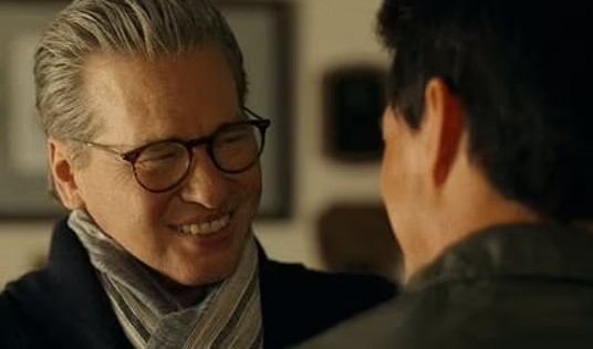 Val Kilmer e Tom Cruise na sequência de Top Gun — Foto: Reprodução de vídeo