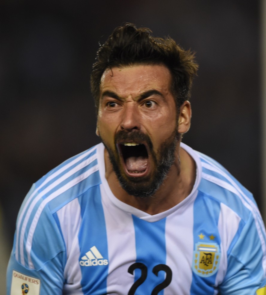 Lavezzi jogou a Copa do Mundo de 2014 pela Argentina