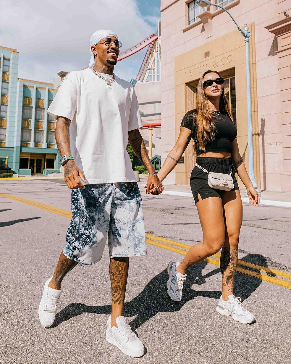 &Eacute;der Milit&atilde;o e Tain&aacute; Castro est&atilde;o casados &mdash; Foto: Reprodu&ccedil;&atilde;o Instagram