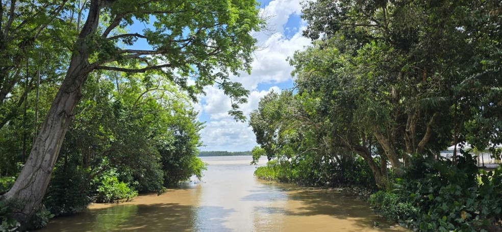 Rio Tucunduba, em Belém — Foto: Ana Lucia Azevedo