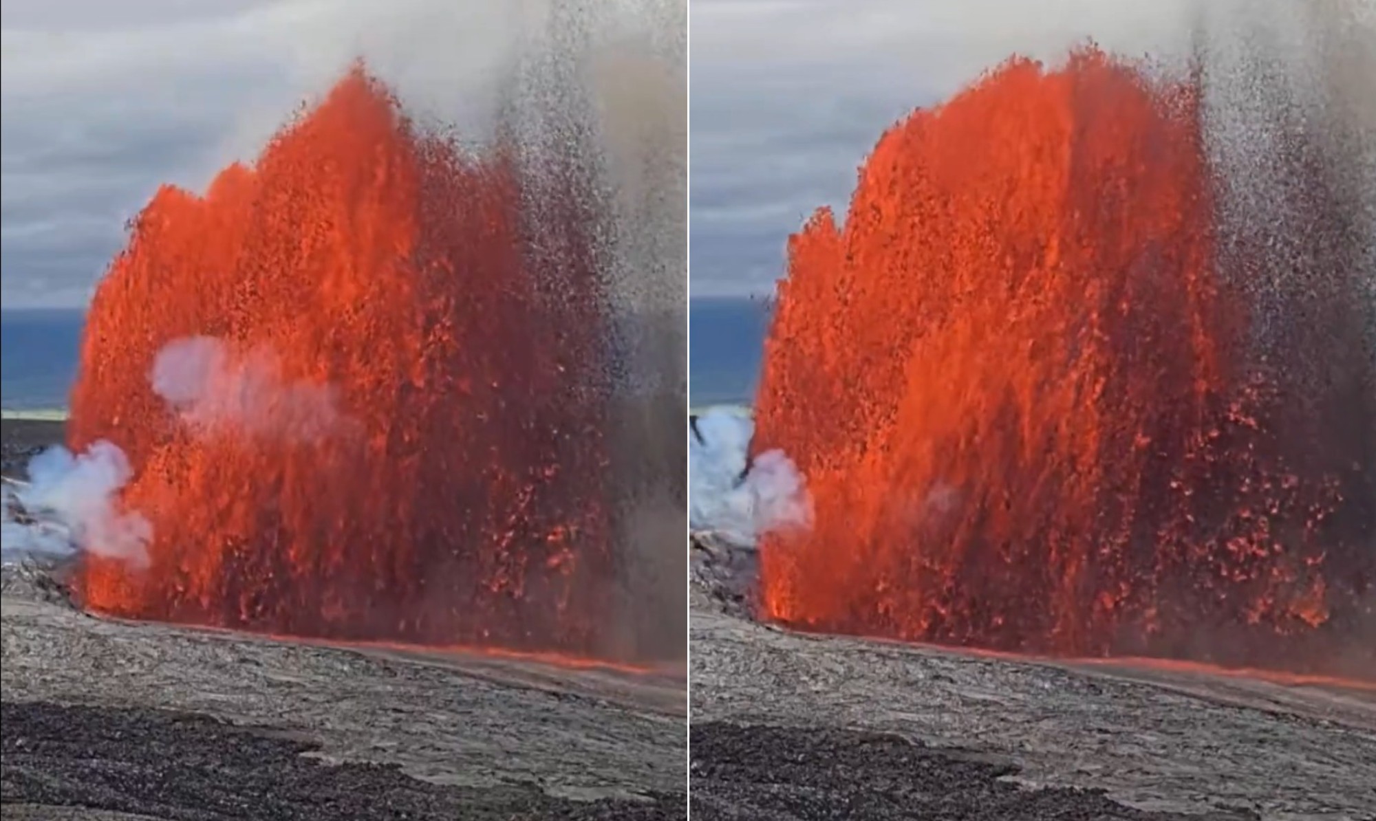 Lava a 200 metros de altura: Kilauea, um dos vulcões mais ativos do mundo, entra em erupção e fecha parque nos EUA; vídeo