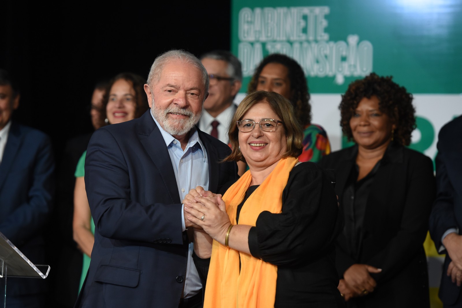 Cida Gonçalves é anunciada como Ministra da Mulher — Foto: Ton Molina/Fotoarena/Agência O Globo
