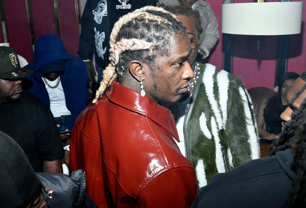 O rapper Young Thug — Foto: AFP