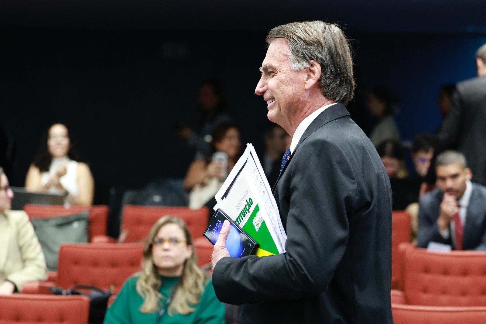 Interrogatórios dos réus da Aço Penal, Jair Bolsonaro (AP) 2668 — Foto: Antonio Augusto/STF