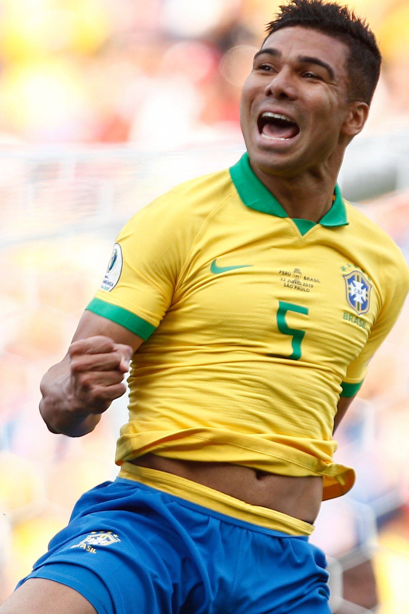 Casemiro foi titular na Copa do Mundo de 2018 — Foto: AFP