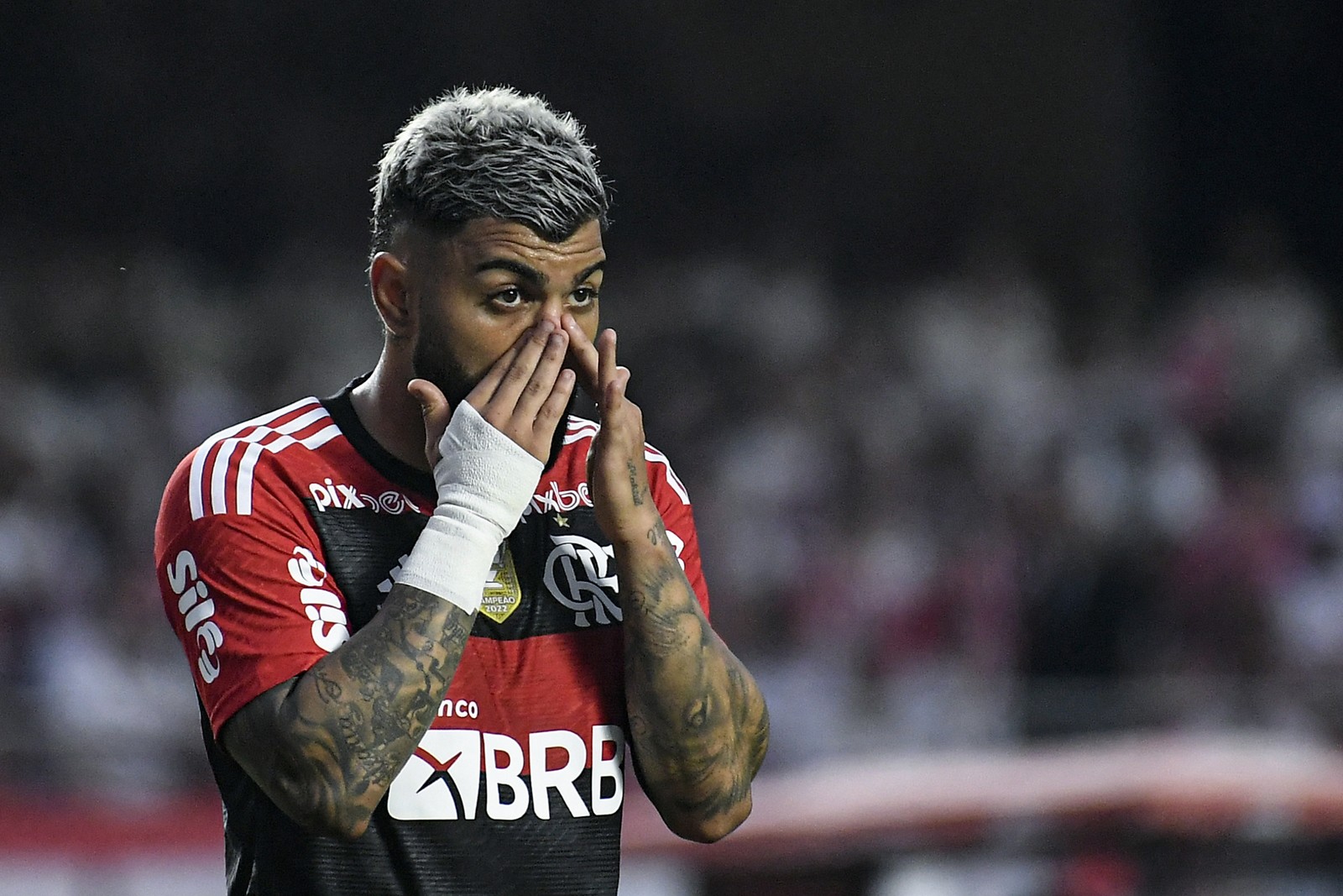 São Paulo foi campeão da Copa do Brasil após empate com o Flamengo no jogo de volta, no Morumbi — Foto: O Globo