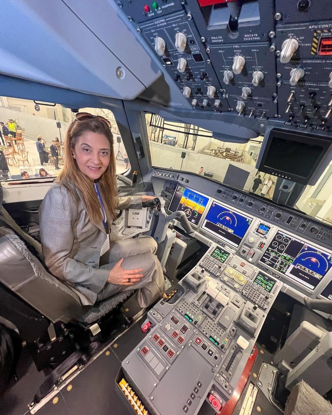 Conheça avião do Palmeiras comprado por Leila Pereira, presidente do clube — Foto: Reprodução Instagram