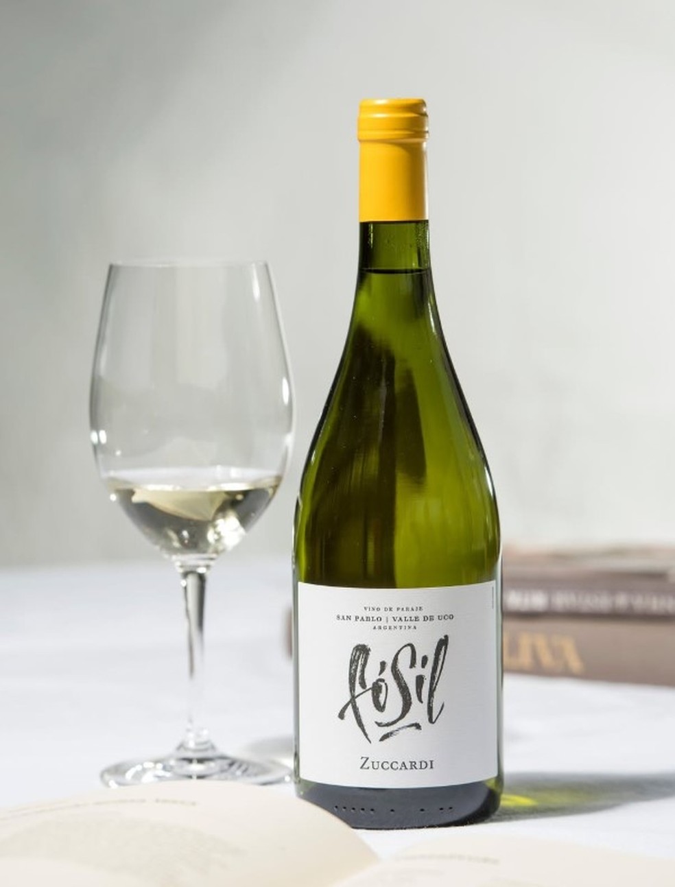 O Zuccardi Fósil Chardonnay — Foto: Divulgação / Zuccardi