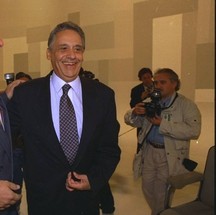 Lula e FH durante encontro em 1994, ano que disputaram a eleição presidencial — Foto: Marcos Issa / Agência O Globo - 16/06/1994