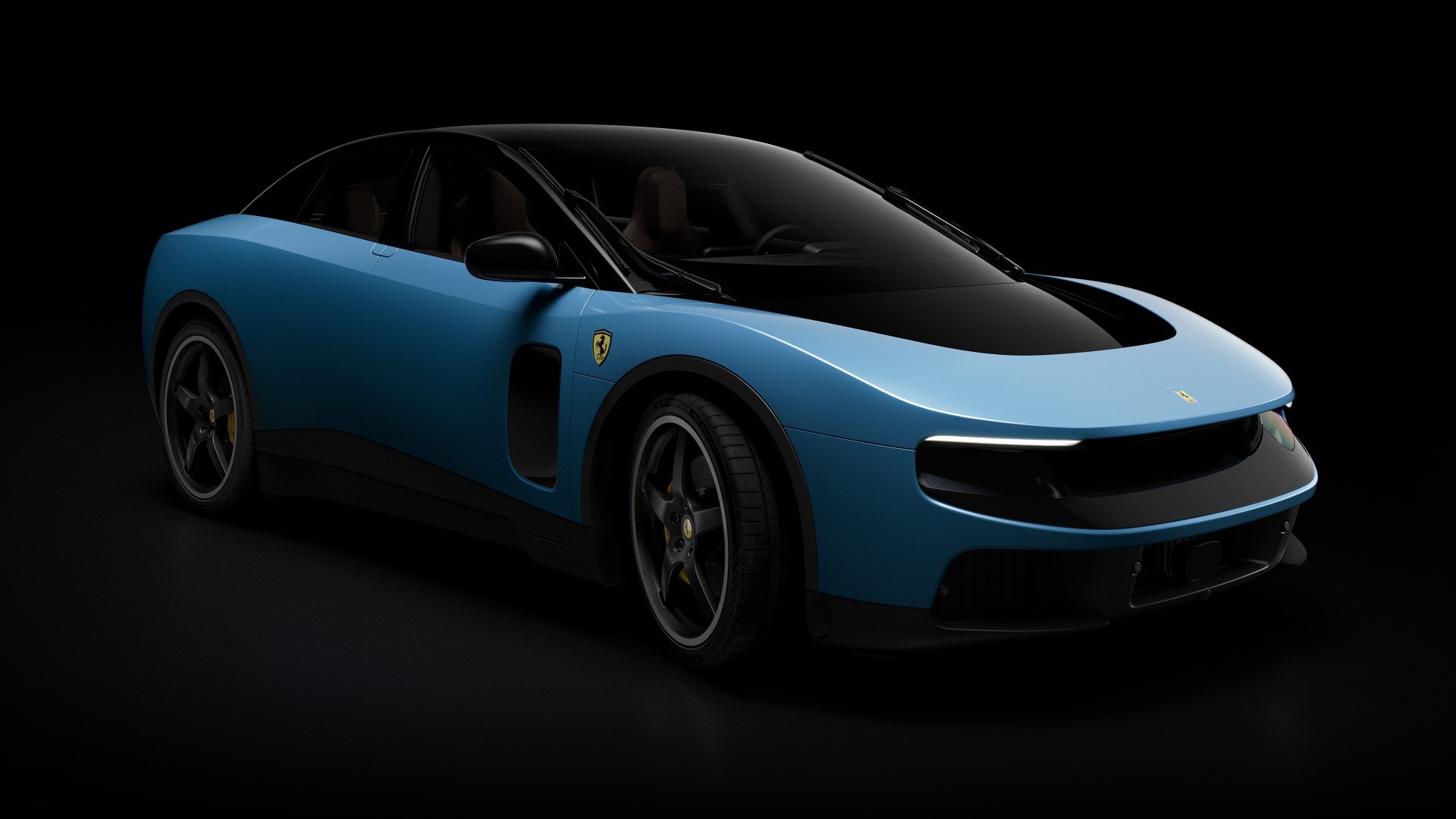 Primeiro carro totalmente elétrico da Ferrari decepciona críticos e ações caem