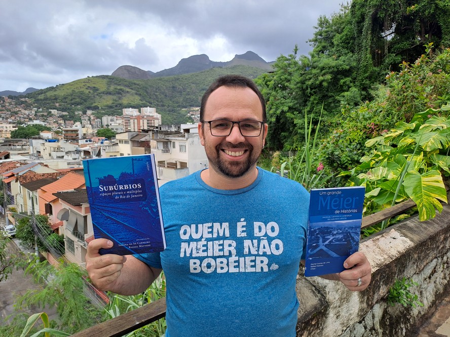 O professor de história Rafael Mattoso participa de livros sobre o Méier e os subúrbios cariocas
