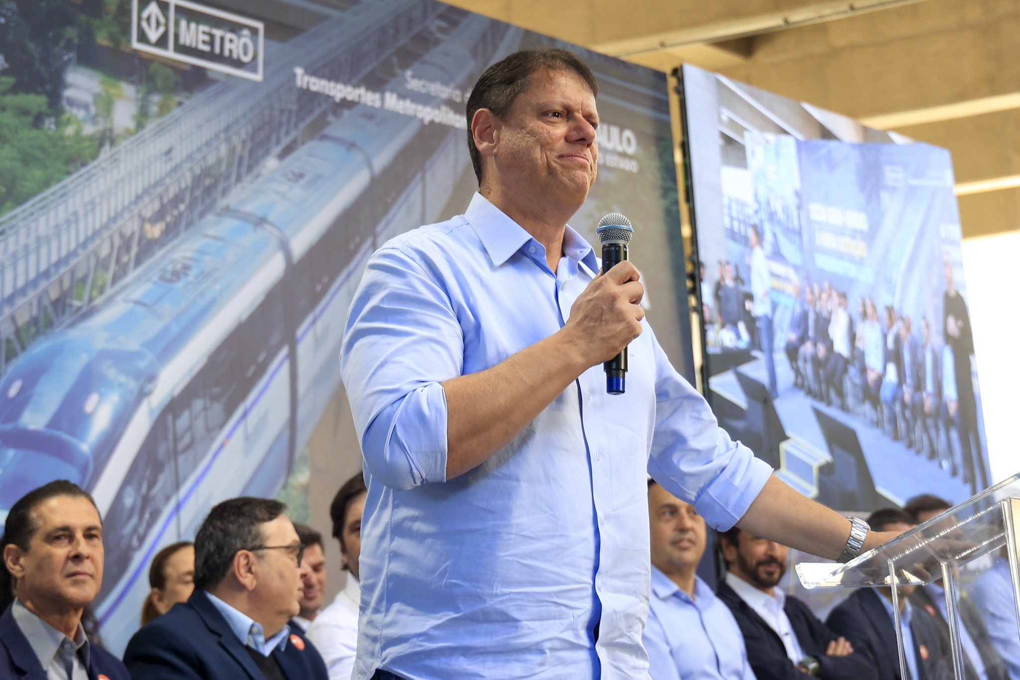 Tarcísio diz que não pretende mais conceder Linha 17 e outras quatro operadas pelo Metrô