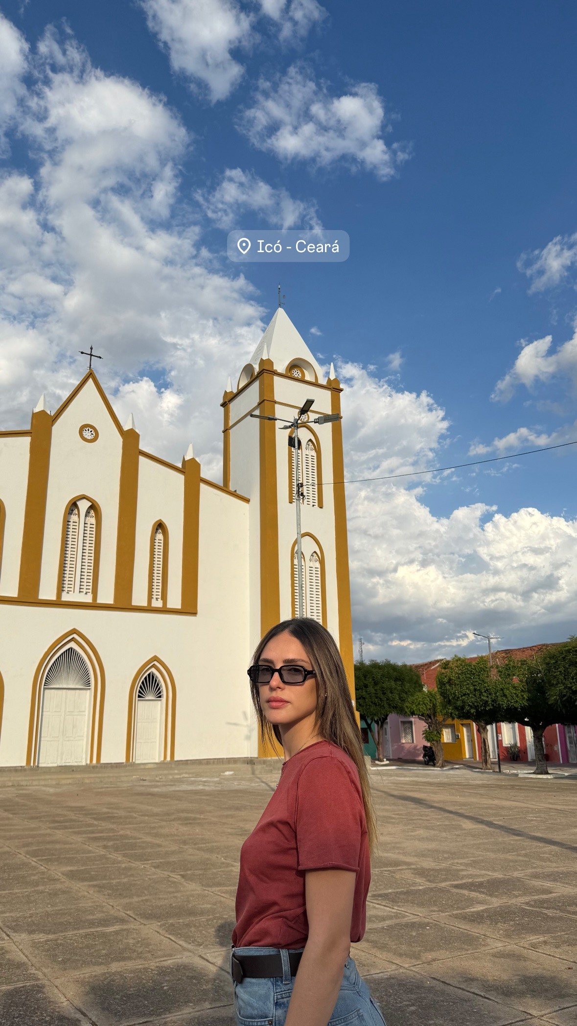 Isabelle Drummond is in Ceará — Photo: Reproduction/Instagram
