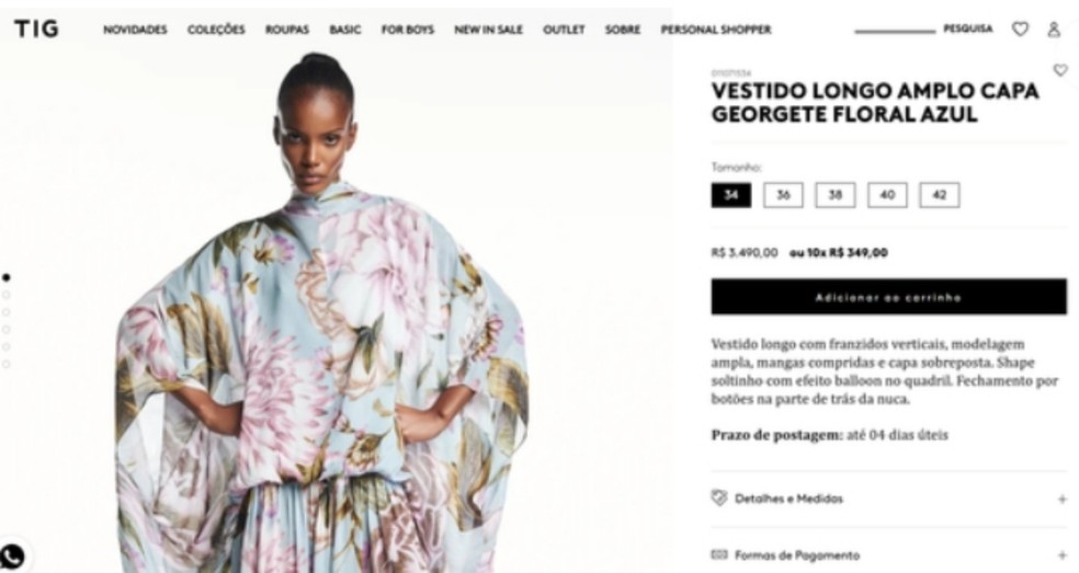 Virgínia Fonseca surgiu com vestido floral de R$ 3,4 mil em festa da filha — Foto: Reprodução TIG