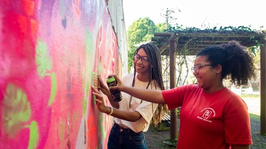 ‘A arte existe porque a vida não basta!’: Pestalozzi de Niterói ganha painel  grafitado por 50 artistas