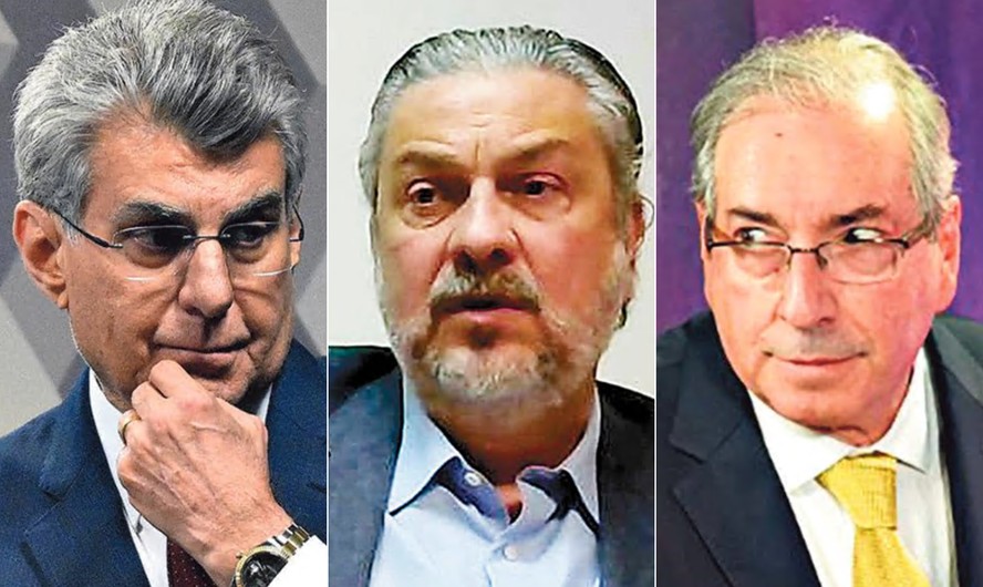 Romero Jucá Antonio Palocci e Eduardo Cunha