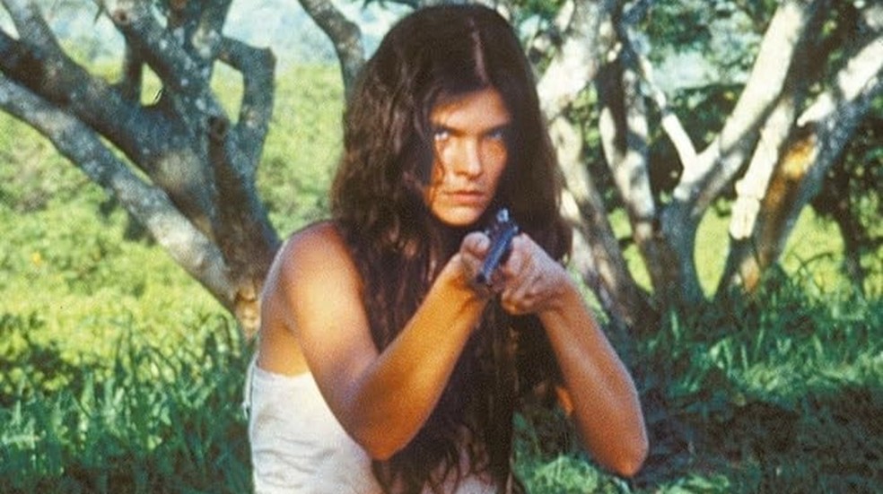 Cristiana Oliveira como Juma em Pantanal (1990) — Foto: Divulgação