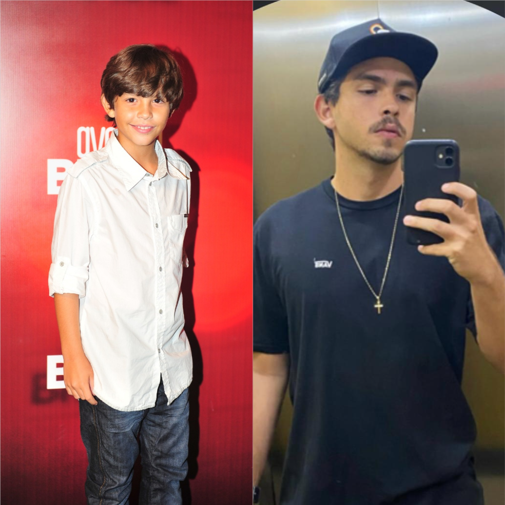 Bernardo Simões — Foto: TV GLOBO / João Miguel Júnior e Reprodução Instagram