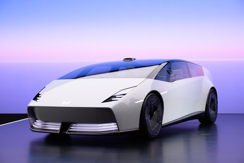 Protótipo do sedã Série 0 da Honda. Japan Mobility Show acontece até 9 de novembro — Foto: Akio Kon/Bloomberg