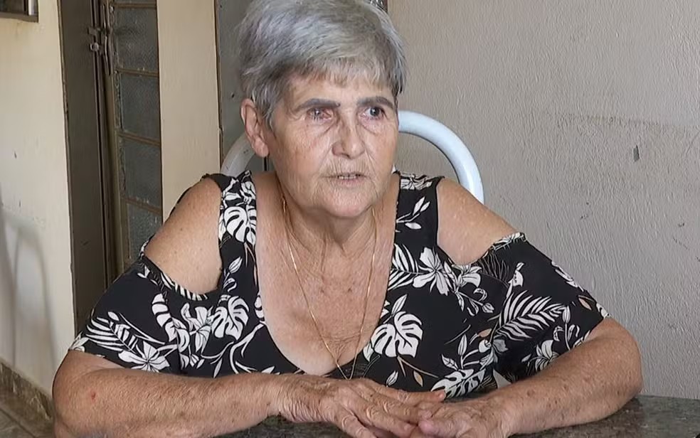 Maria de Fátima Garcia Chiari ficou cega do olho direito após passar por cirurgia de catarata em Taquaritinga — Foto: Valdinei Malaguti/EPTV