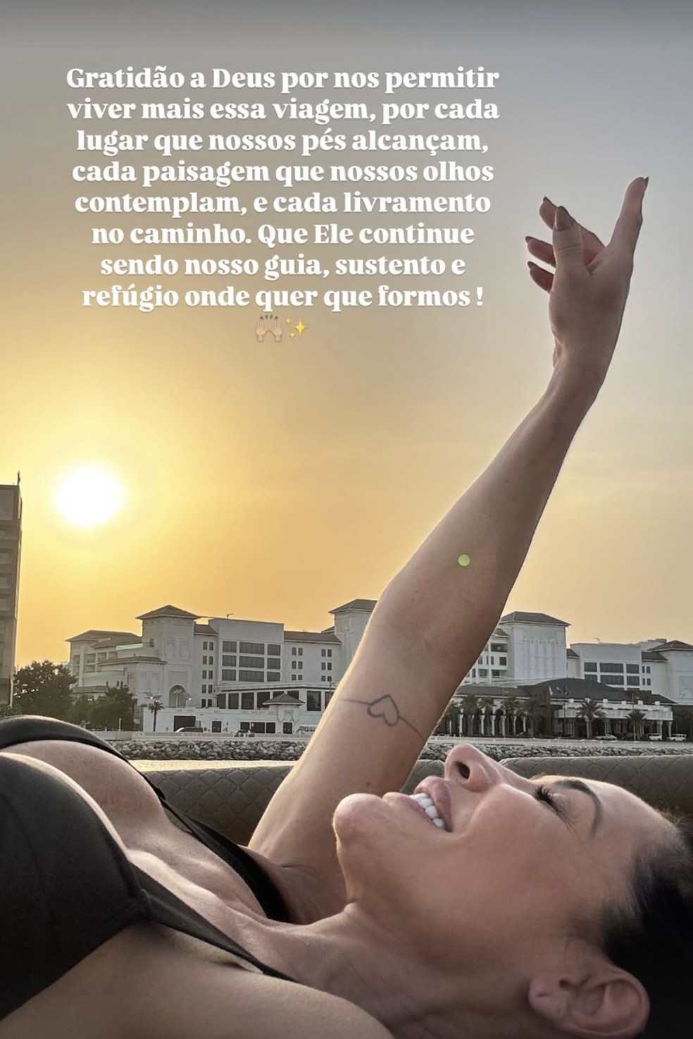 Scheila Carvalho em Dubai — Foto: Reprodução/Instagram