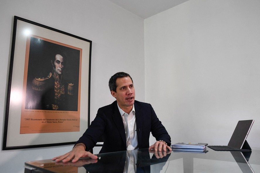 Juan Guaidó, que se autoproclamou presidente da Venezuela em 2019, é um dos nomes cotados para as prévias que irão decidir o candidato da oposição no pleito de 2024