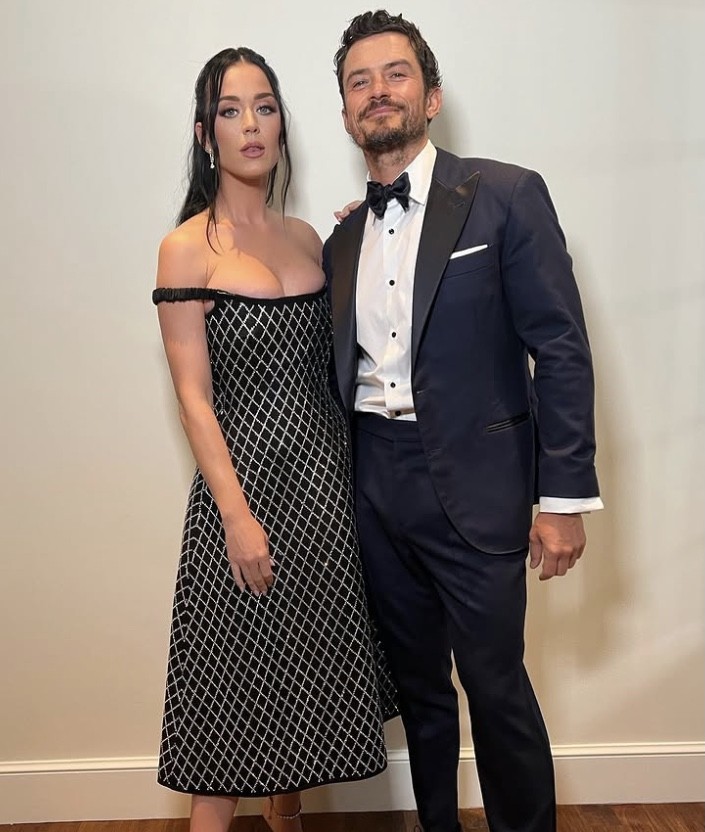 A cantora Katy Perry e o ator Orlando Bloom se separaram este ano — Foto: Reprodução / Instagram