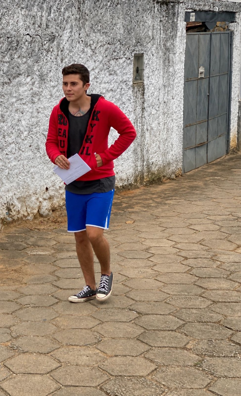 Homem trans, Tiago cumpriu pena na ala feminina do presídio por correr risco de agressões no presídio masculino — Foto: Ullisses Campbell