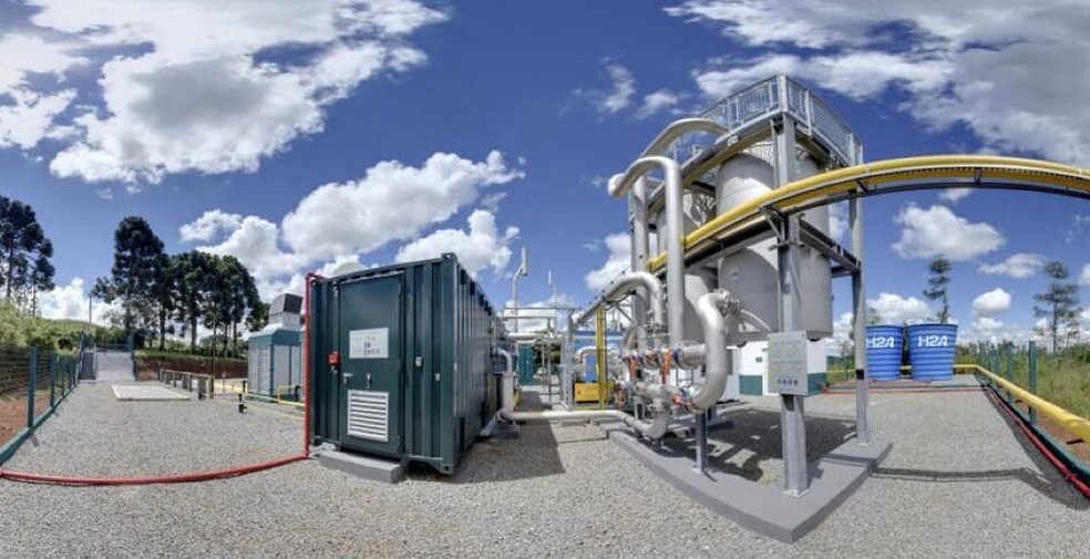 Usina da H2A Bioenergia em Santa Catarina — Foto: Divulgação