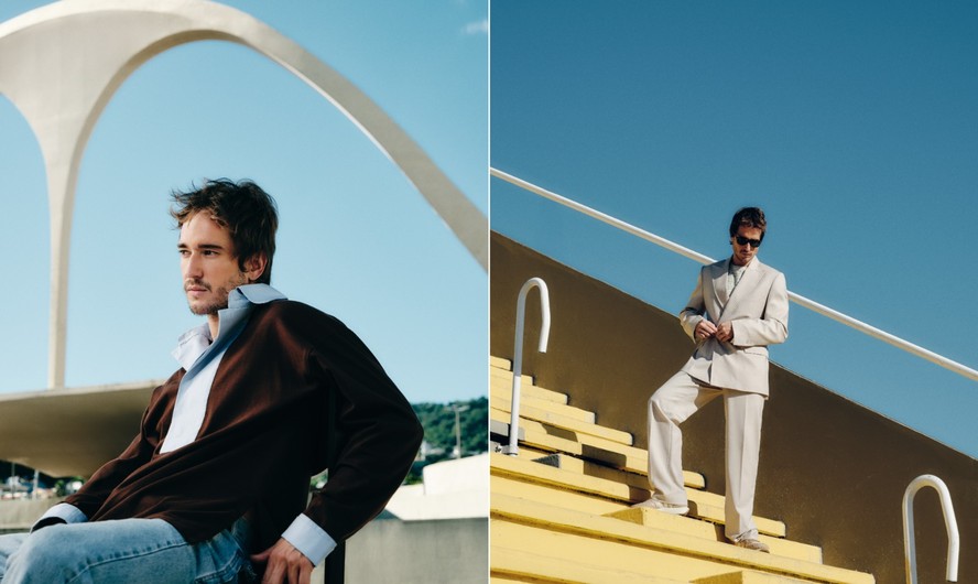 Airon Martin no Sambódromo: estrela da Rio Fashion Week